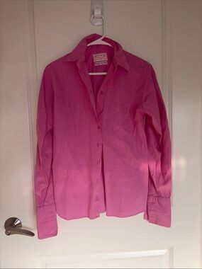 Thomas Pink Hot Pink Button-Down Shirt 100% cotton